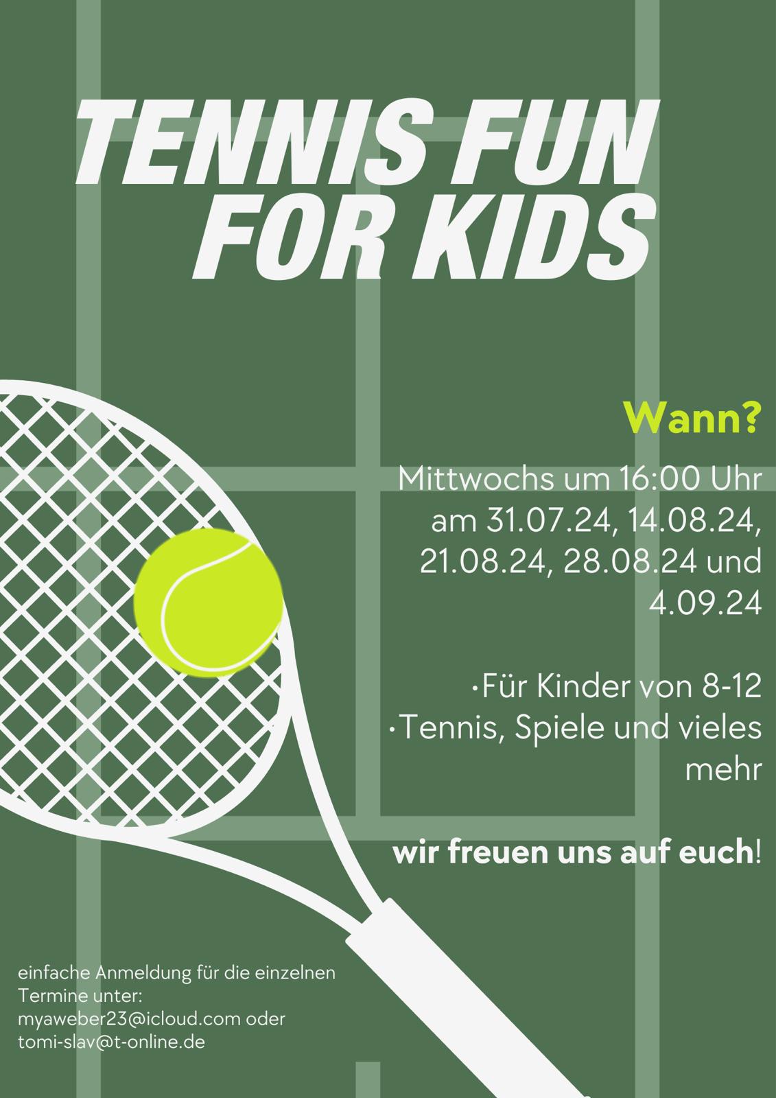 Tennis Fun For Kids